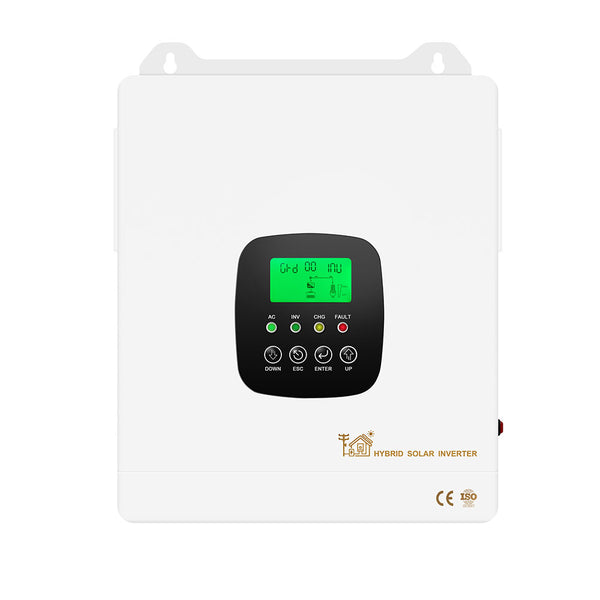Inversor híbrido Y&amp;H 5,5 KW 100 A MPPT 500 V CC Entrada fotovoltaica 220 V CA 48 V CC