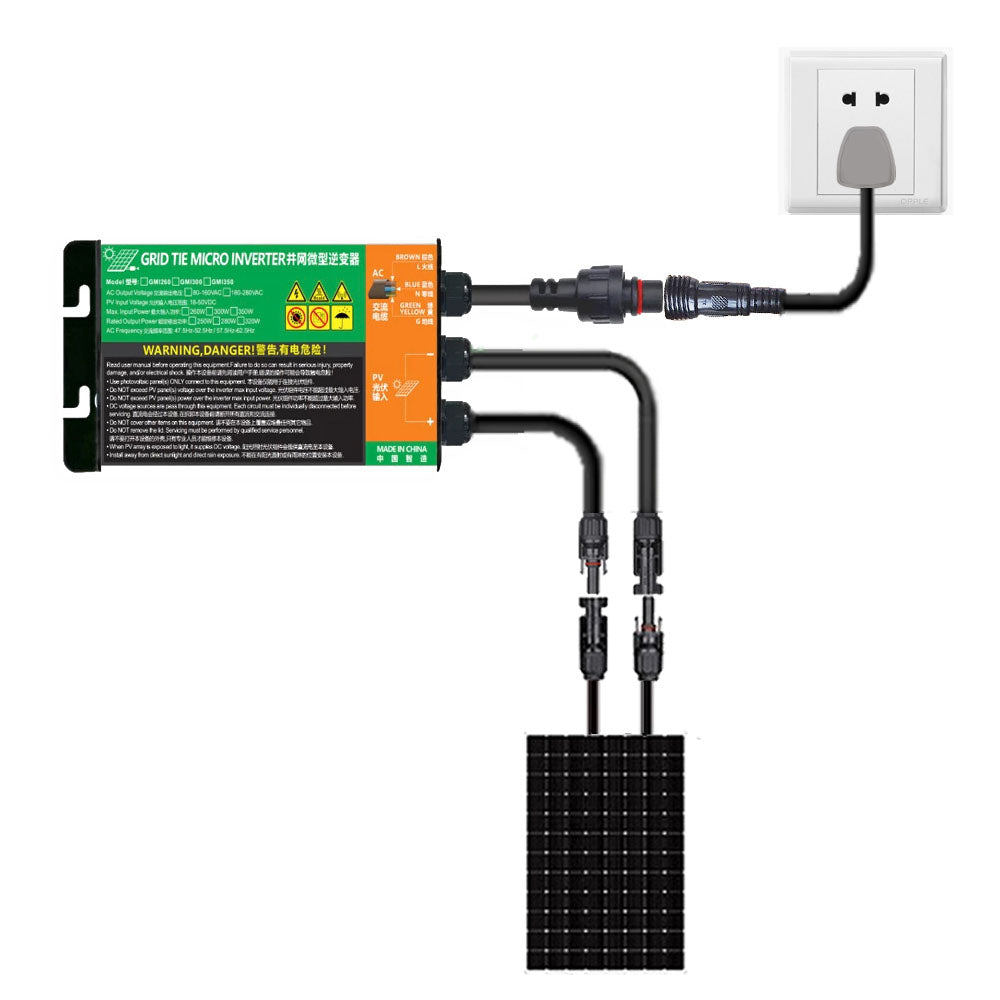 600Watt Solar Grid Tie Micro Inverter MPPT Pure Sine Wave DC18-50V Input AC190-260V Output ﻿