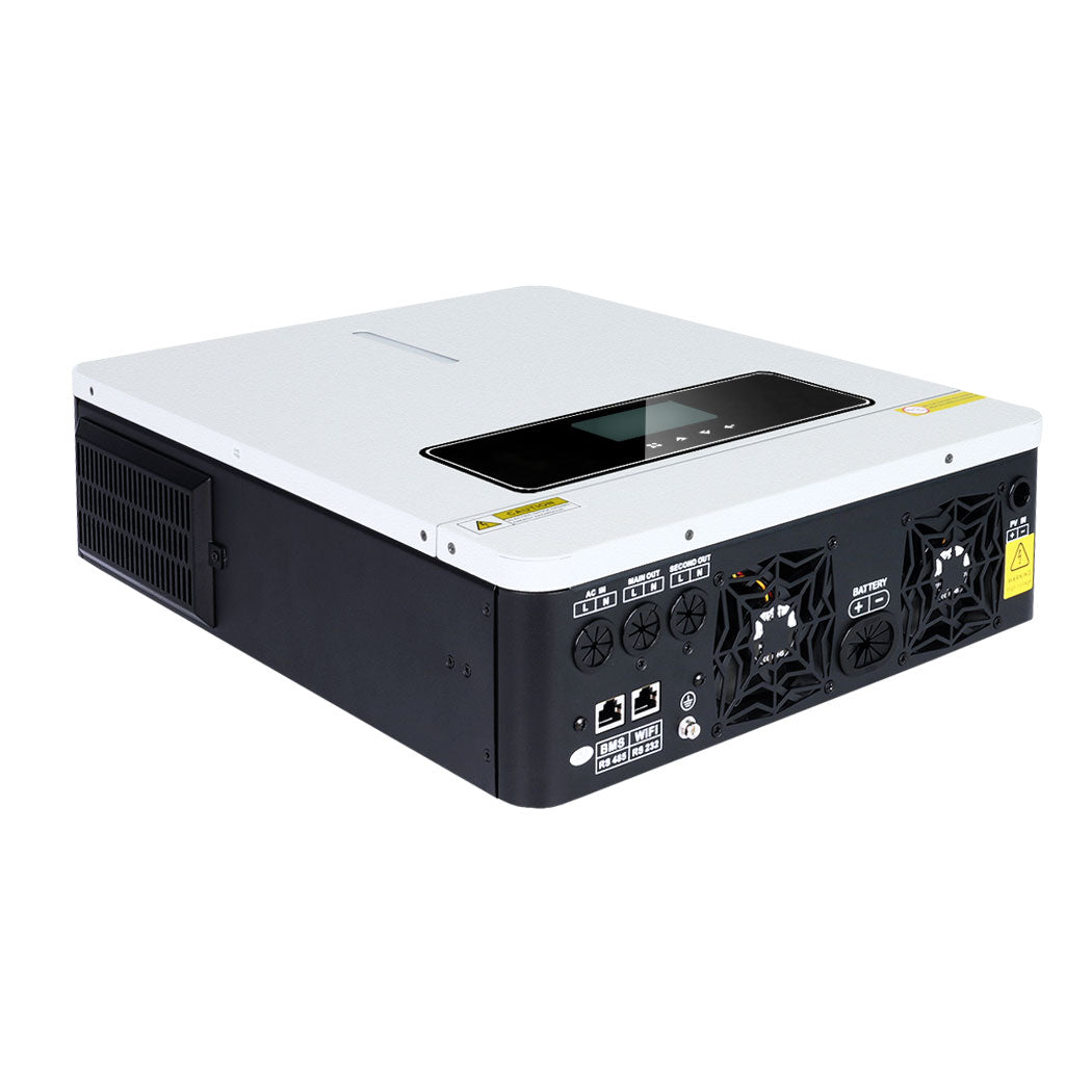 Y&H 3600W 24V Solar Hybrid Inverter Pure Sine Wave MPPT 120A Solar Controller Two AC Output, Max PV Power 4200W Input ﻿