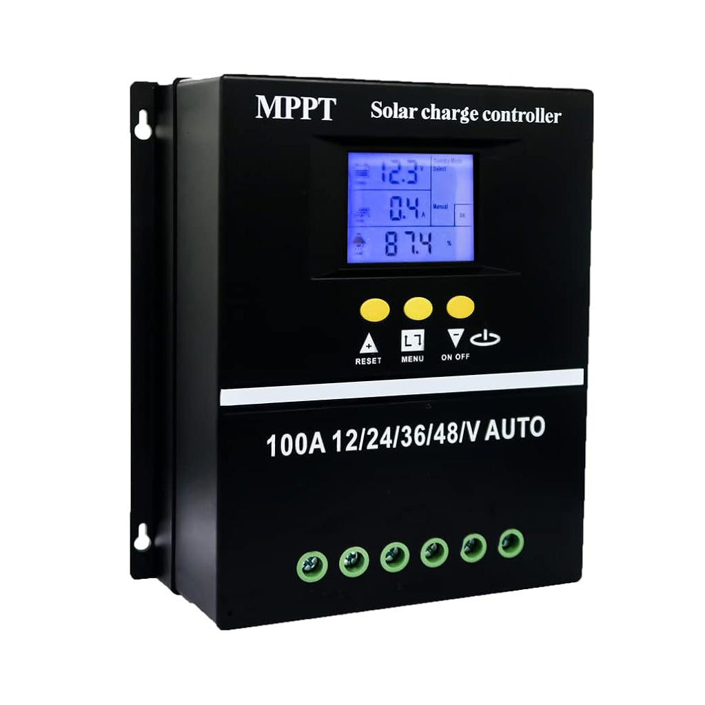 Telecom Mppt Solar Control Module 60A 80A 100A LCD Display Solar Charge Controller for 12V\24V\36V\48V B ...
