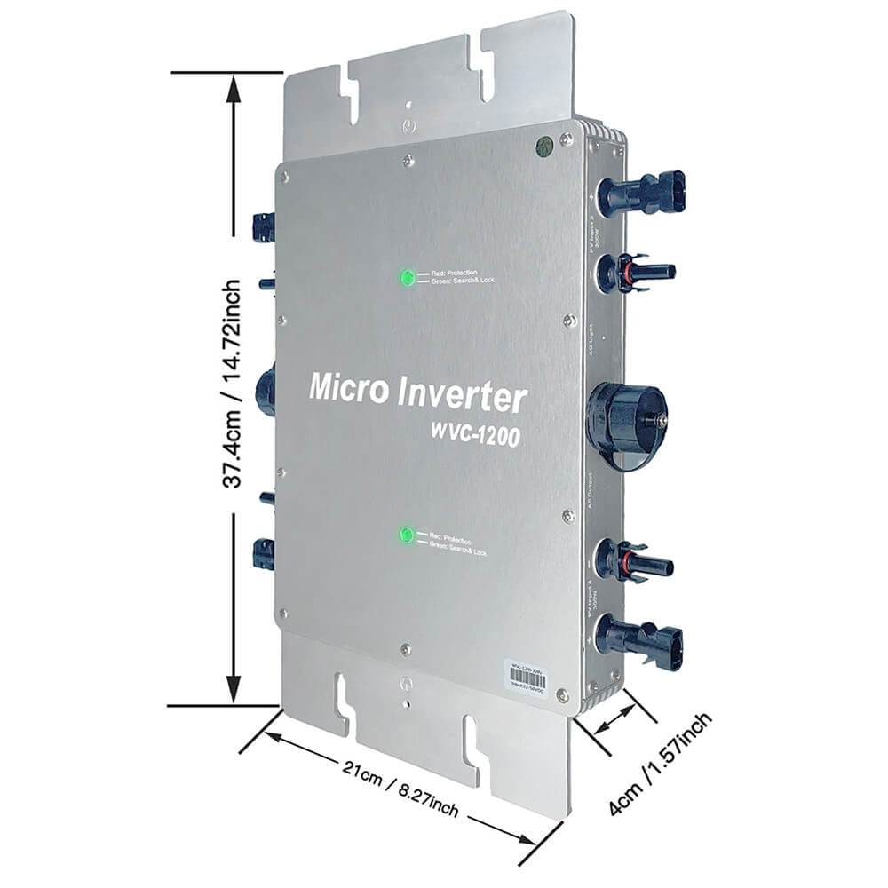 1200Watt 28-50V DC to 230VAC Solar Micro Grid Tie Inverter