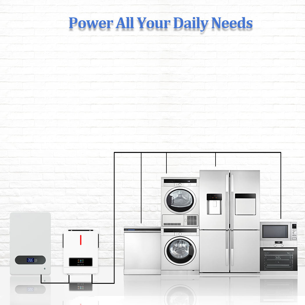 Y&H 6.2KW 48V Solar Hybrid Inverter Pure Sine Wave MPPT 120A Solar Charger Max PV Power 6500W Input support WiFi Communication