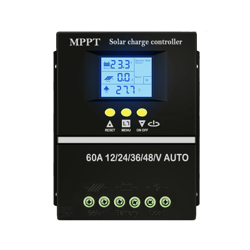 60A MPPT Solar Charge Controller for 12V\24V\36V\48V Lead-Acid/Lithium