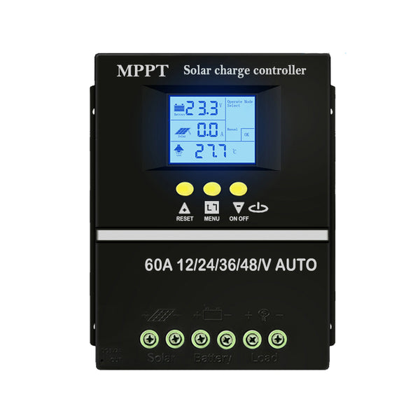 60A MPPT Solar Charge Controller for 12V\24V\36V\48V Lead-Acid/Lithium