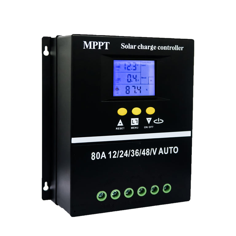Voltech Solar Controller 80A MPPT Solar Charge Controller for 12V\24V\36V\48V Lead-Acid/Lithium ...