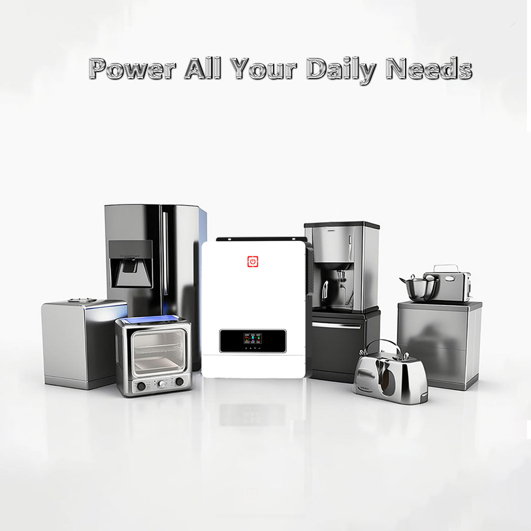 Y&H 10.2KW 48V Solar Hybrid Inverter Off-Grid Pure Sine Wave MPPT 160A Solar Charger PV Max 500V Input AC230V