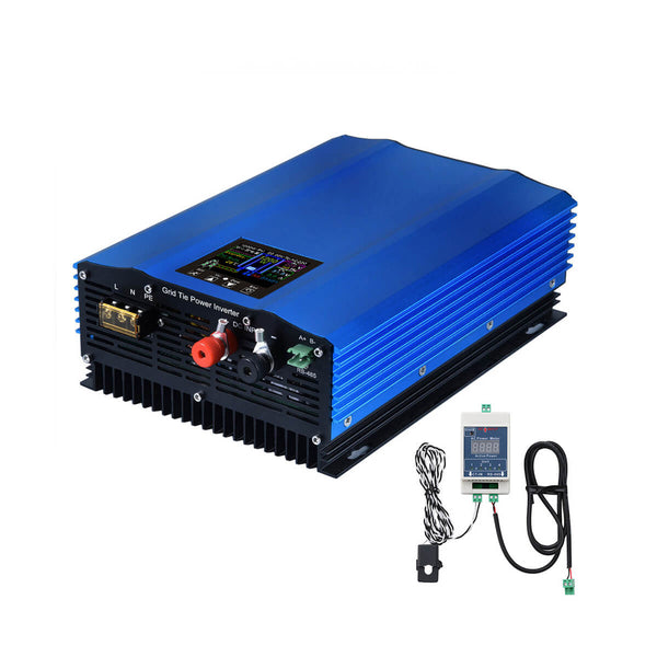 Inversor de conexión a red con pantalla LCD y limitador de 1000 W CC 26-45 V CA 230 V Y&amp;H