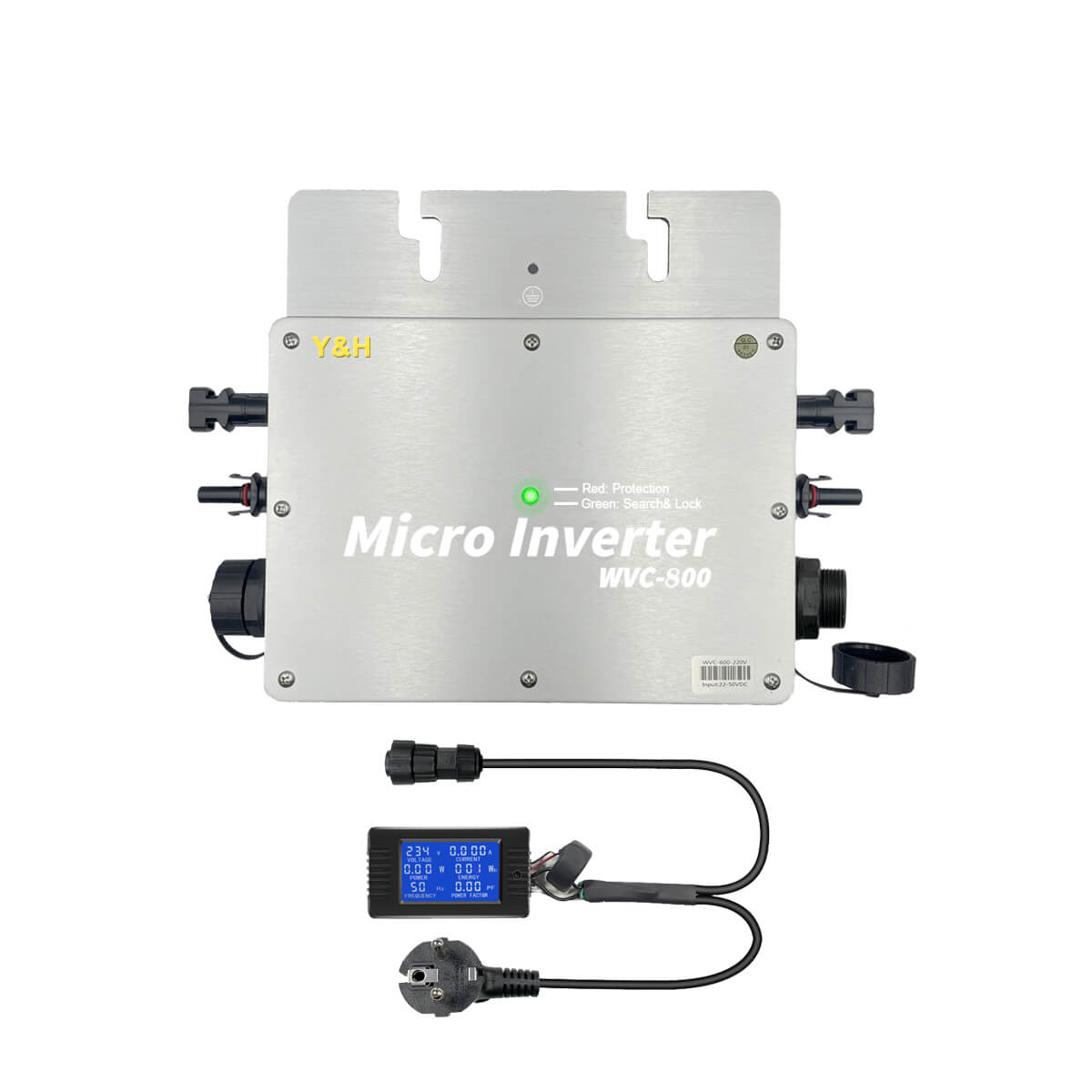 RC Micro Inverter 800W,26-60V DC Input,MPPT Micro Solar Grid Tie Inverter with Wifi Mobile Surveillance System,Black (0% Tax Rate in DE and AT RC Micro Inverter 800W,26-60V DC Input,MPPT Micro Solar Grid Tie Inverter with Wifi Mobile Surveillance System,Black (0% Tax Rate in DE and AT