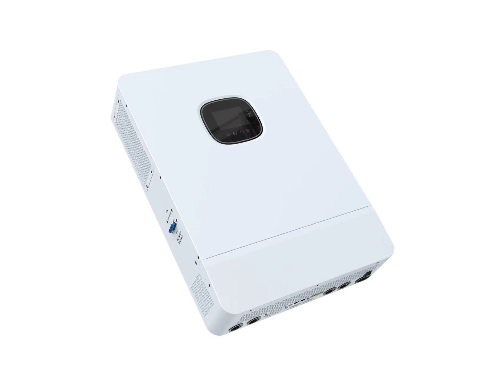 Inversor híbrido solar de fase dividida de 10 KW, 110/240 V CA, 48 V CC, compatible con 6 unidades en paralelo