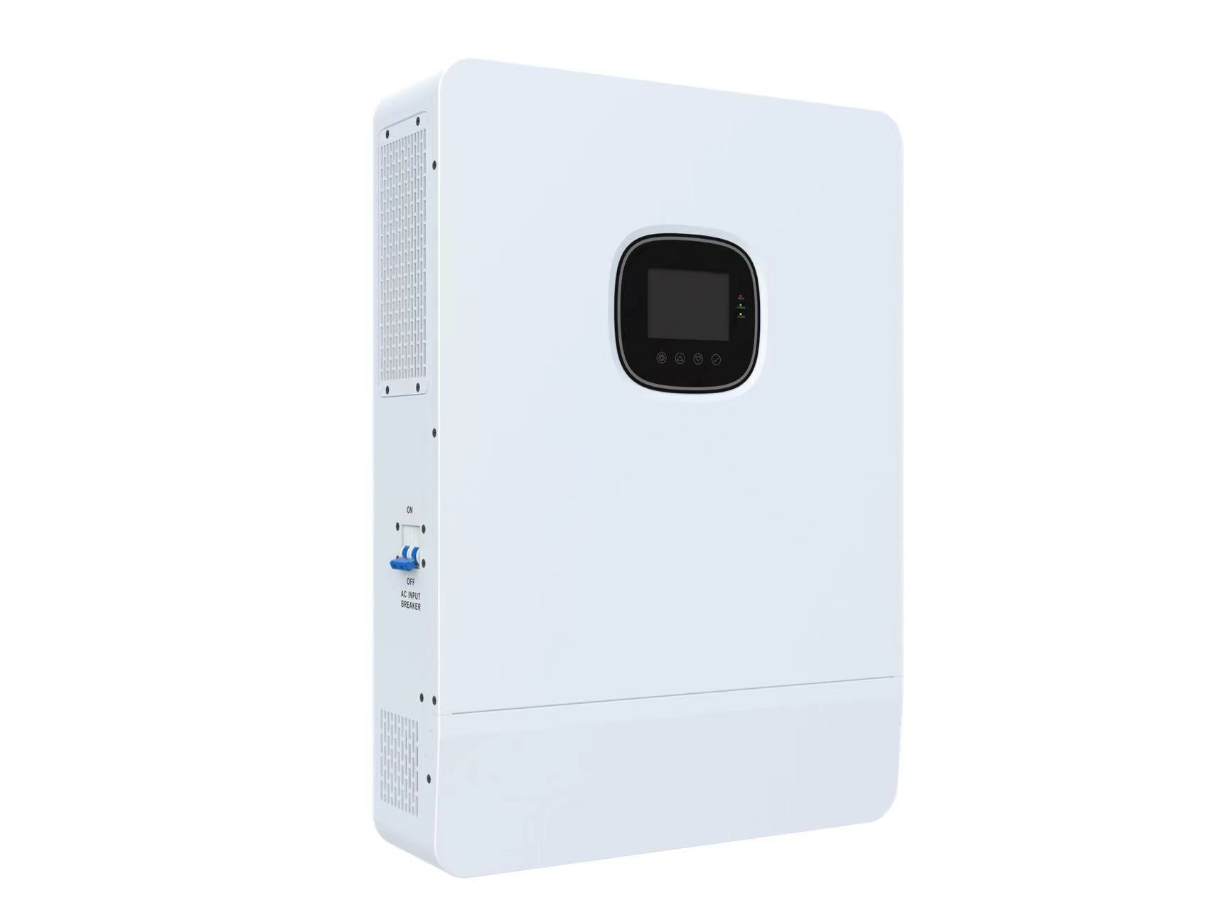 Inversor híbrido solar de fase dividida de 10 KW, 110/240 V CA, 48 V CC, compatible con 6 unidades en paralelo